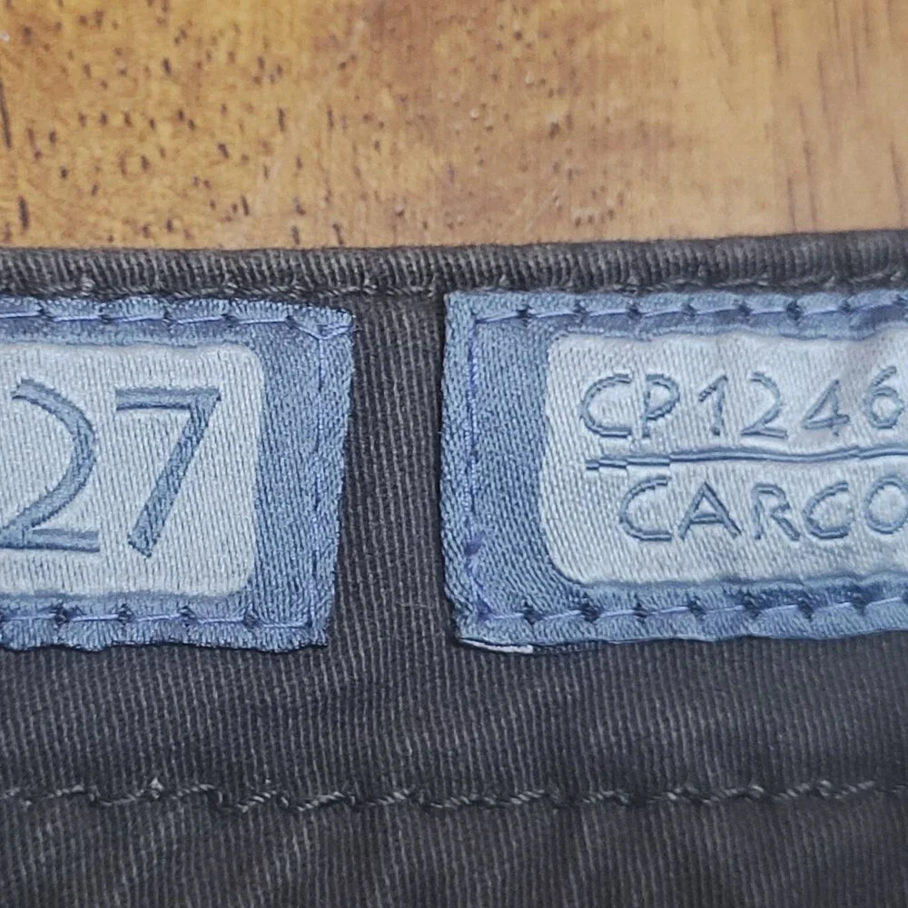 Miss Me ~ Sz 27 ~ Olive Skinny leg w/Zipper ~ Cargo Pants ~ NWT - Picture 9 of 10